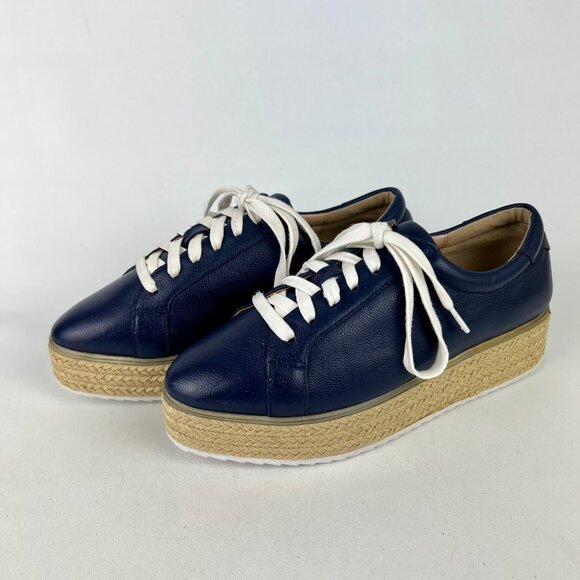 Halogen Atlantic Pacific Womens Theodora Blue Platform Sneaker Espadrille size 6 - Picture 3 of 16